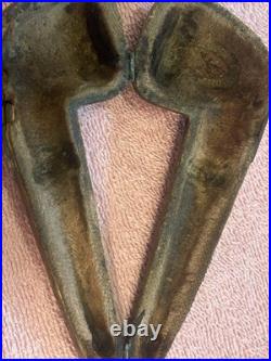 Antique CPF Meerschaum Pipe With Gold Washed Fittings And Case