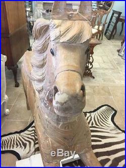Antique Carousel Horse By Charles Dare Circa 1880's