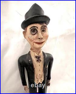 Antique Carved Wood CHARLEY McCARTHYFamous VENTRILOQUIST Dummy of EDGAR BERGEN