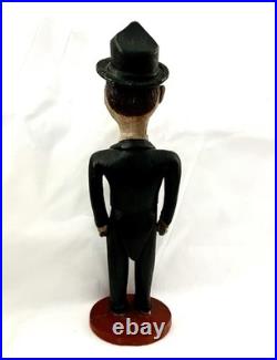 Antique Carved Wood CHARLEY McCARTHYFamous VENTRILOQUIST Dummy of EDGAR BERGEN