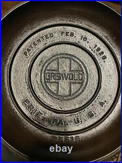 Antique Cast Iron Griswold No. 8 Tite-Top Dutch Oven, Lid & Trivet (1920s) RARE