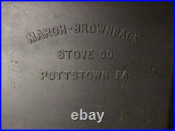 Antique Cast Iron Welcome Globe Cook Stove March-Brownback Pottstown PA