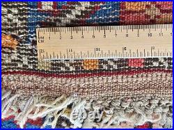 Antique Caucasian runner rug 100 yrs old Handmade Private collection 11.'9x4.3