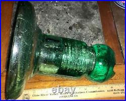 Antique Chambers CD317 Patented 1871 Glass Lightning System Insulator