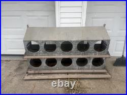Antique Chicken Nesting Box Unit for Egg Laying