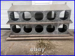 Antique Chicken Nesting Box Unit for Egg Laying