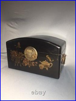 Antique Chinese Chest Fabulous Asian Box Handpainted Collectible