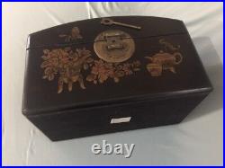 Antique Chinese Chest Fabulous Asian Box Handpainted Collectible