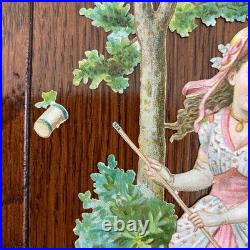 Antique Chromos Vintage Framed Wall Decor, Some Damage, Collectible