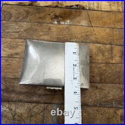 Antique Cigarette Box 5 Wooden Lined Fine Silver 900