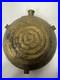 Antique-Civil-War-Bullseye-Drum-Tin-Canteen-3-Strap-Lugs-Markings-Relic-C20-01-vcto