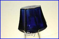 Antique Cobalt Blue Tea Kettle Ink Well Bottle