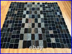 Antique Colonial Hand Stitched Quilt Wool Embroidered Hand Pieced