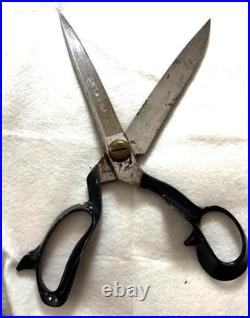 Antique Compton U-SET Tailor's Scissors, 13.5 in, 2 lbs, Pat 1938, Newark NJ