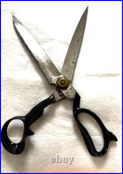 Antique Compton U-SET Tailor's Scissors, 13.5 in, 2 lbs, Pat 1938, Newark NJ