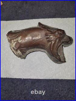 Antique Copper Down Spout Gargoyle Head Extremely Rare 5