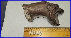 Antique Copper Down Spout Gargoyle Head Extremely Rare 5