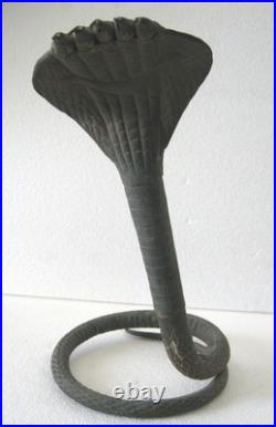 Antique Copper Snake Intricate Work, Five Mouth. Huge