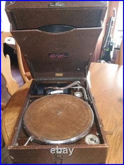 Antique Cremona Rex Crank Phonograph