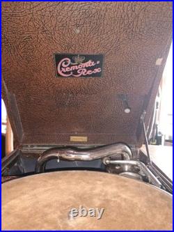 Antique Cremona Rex Crank Phonograph