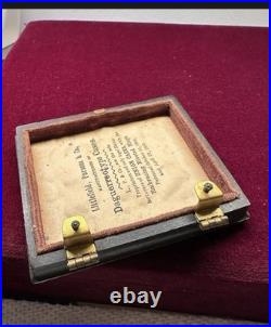 Antique Daguerreotype Patriotic Union Case Littlefield Parsons 1856 Pat