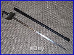 Antique Dated 1902 Wilkinson British Infantry Officer's 1897 Sword with Scabbard