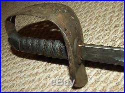 Antique Dated 1902 Wilkinson British Infantry Officer's 1897 Sword with Scabbard