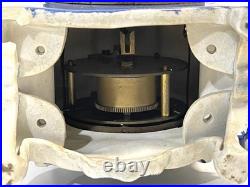 Antique Delft Mantel Clock As Is For Parts Or Repair Antique Delft Mantel Clock As Is For Parts Or Repair