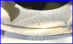 Antique Delft Mantel Clock As Is For Parts Or Repair