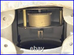 Antique Delft Mantel Clock As Is For Parts Or Repair