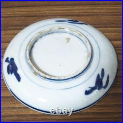 Antique Distorted Ceramic Plate with Repairs, Vintage Retro Decor, Old High Gro