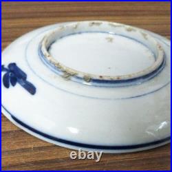 Antique Distorted Ceramic Plate with Repairs, Vintage Retro Decor, Old High Gro