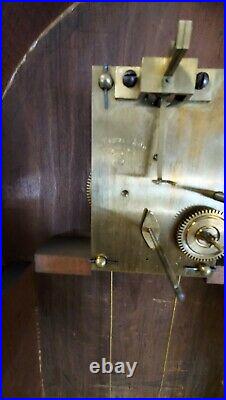 Antique E Howard Boston #11 Wall Regulator Clock Working Order Very Good