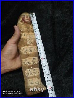Antique EGYPTIAN ANTIQUES STATUE Pharaonic Ushabti Shabti SCARAB Stone bc