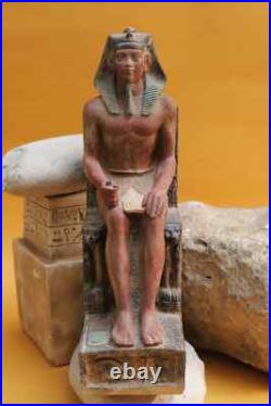 Antique Egyptian Statue of King Khafre Authentic Ancient Egyptian Antiquities BC
