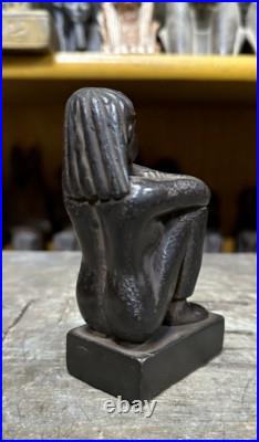 Antique Egyptian Statue of the Seated Scribe Rare Ancient Egyptian Antiques BC