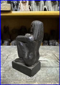 Antique Egyptian Statue of the Seated Scribe Rare Ancient Egyptian Antiques BC