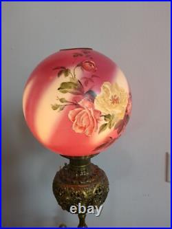 Antique Electrified Brass Covered Cast Iron Three-tier Piano Organ Floor Lamp