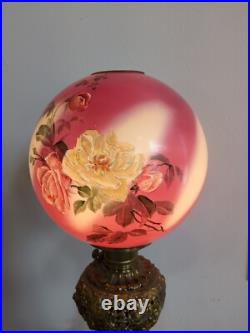 Antique Electrified Brass Covered Cast Iron Three-tier Piano Organ Floor Lamp