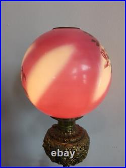 Antique Electrified Brass Covered Cast Iron Three-tier Piano Organ Floor Lamp