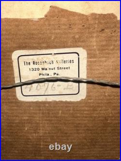 Antique Embroidery Stitched Sampler