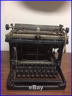 Antique Fay Sholes Understrike Typewriter