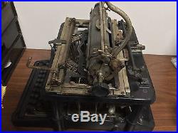 Antique Fay Sholes Understrike Typewriter