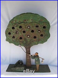 Antique Folk Art Apple Tree Shooting Target