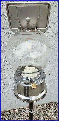 Antique Ford Gum Gumball Machine Glass Globe