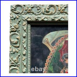 Antique Framed German Made 3D Advertising for Round Lake MN Minnesota