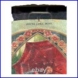 Antique Framed German Made 3D Advertising for Round Lake MN Minnesota