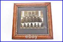 Antique Framed Photo of a Military Institute Class by William H. Rau