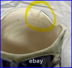 Antique French Gustave De Bruyn Barbotine Garnitures 3pc Mantle Set Art Nouveau