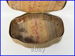 Antique French Louis XVI Miniature Portrait Painting Bronze Ormolu Box Casket